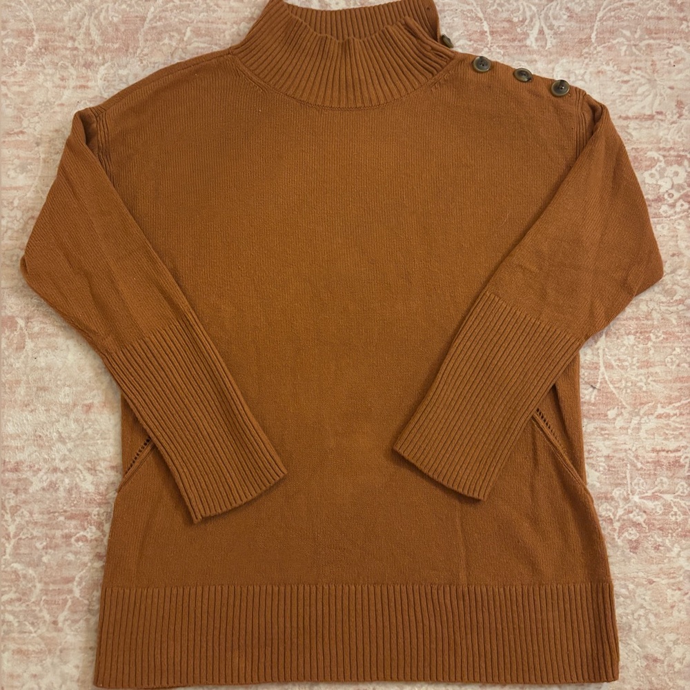 Talbots Button Pullover Sweater - Picture 2 of 7